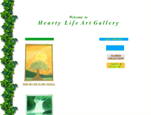 Tablet Screenshot of lifegallery.heartycreations.com